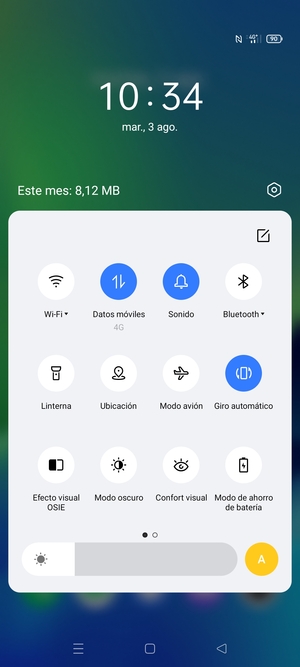 Active Modo ahorro de batería