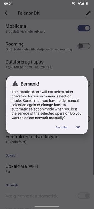 Vælg OK