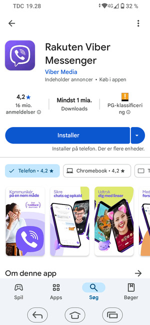 Vælg Installer
