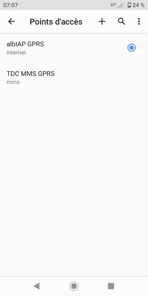 Votre téléphone est maintenant configuré pour les MMS