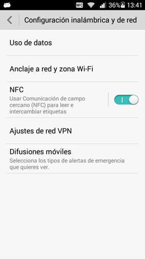 Seleccione Anclaje a red y zona Wi-Fi