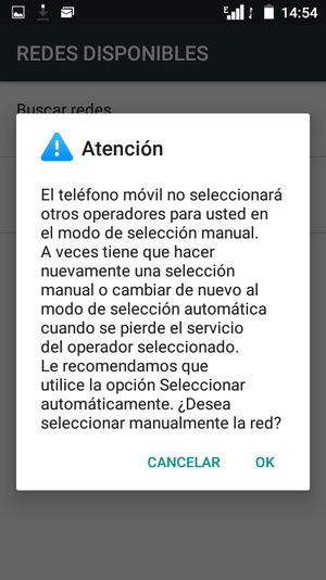 Seleccione OK