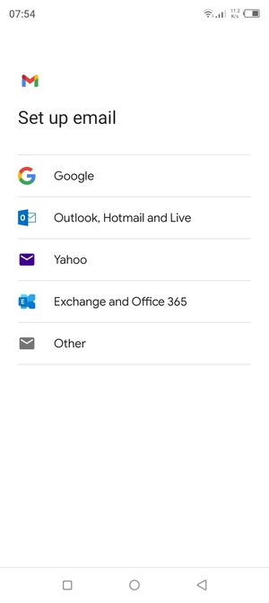 Select Outlook, Hotmail and Live