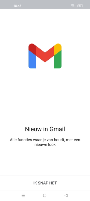 Selecteer IK SNAP HET