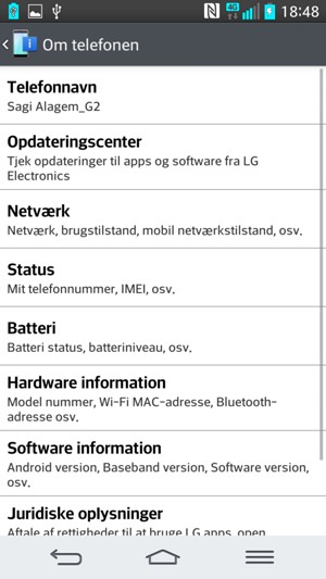 Vælg Opdateringscenter