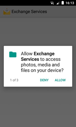 Select ALLOW