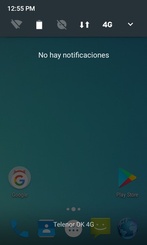 Deslice hacia abajo el menú superior de nuevo