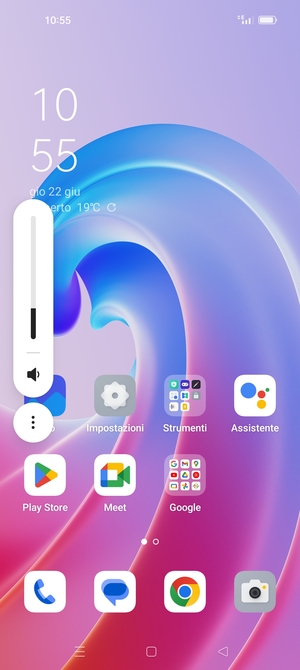 Continua a premere per abbassare il volume fino al livello desiderato