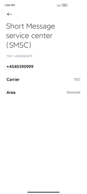 Select Phone number