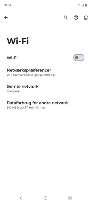 Aktiver Wi-Fi