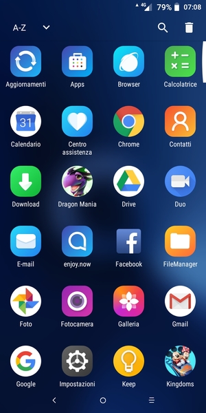 Seleziona Impostazioni