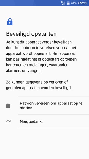 Selecteer uw voorkeursoptie