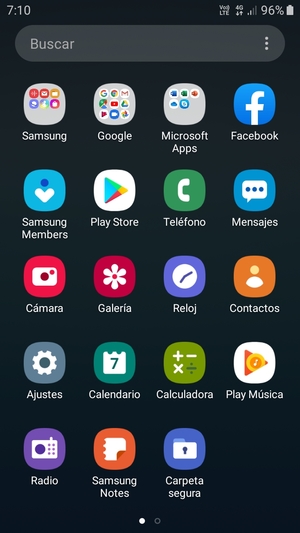 Seleccione Ajustes