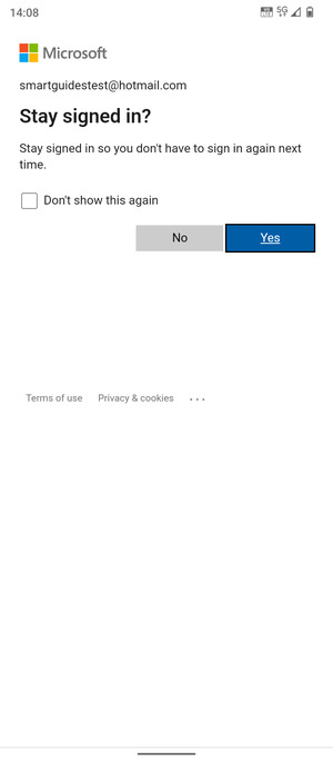 Select your preferred option