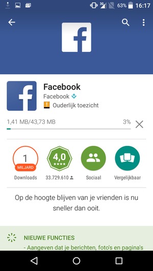 Wacht tot het installatieproces beëindigd is