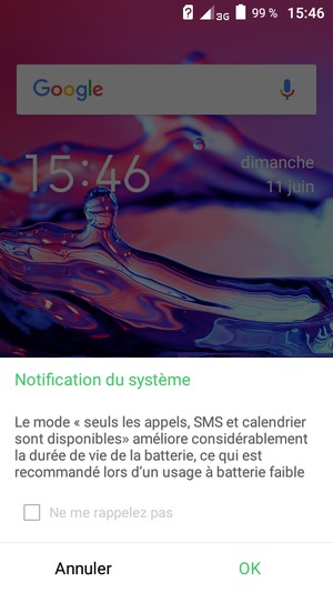 Sélectionnez OK
