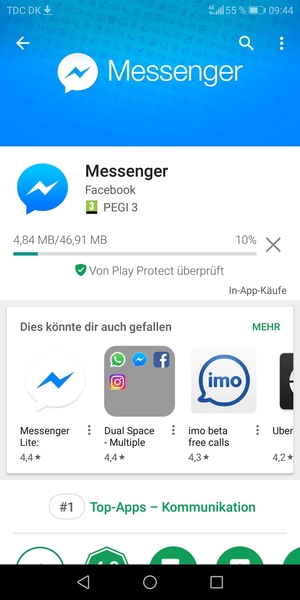 Warten Sie, bis der Installationsprozess  beendet ist