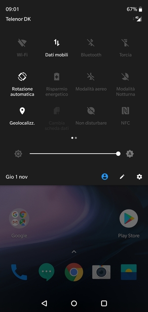 Disattiva Geolocalizz.