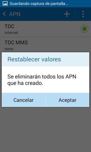 Seleccione Aceptar