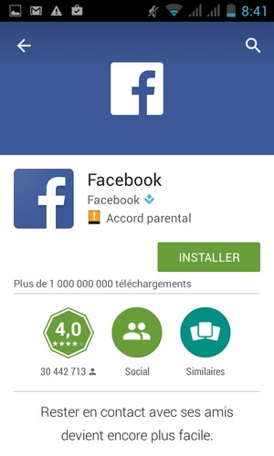 Sélectionnez INSTALLER