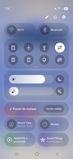 Sélectionnez Muet pour repasser en mode sonore