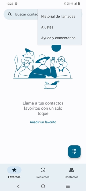 Seleccione Ajustes