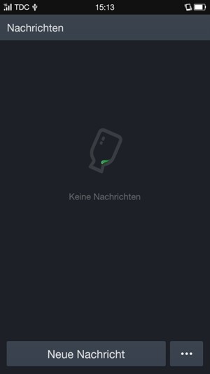 Wählen Sie die Menü-Taste