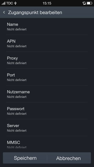 Geben Sie Internet-Informationen ein