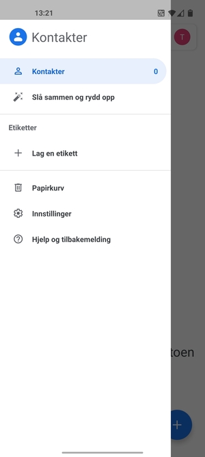 Velg Innstillinger