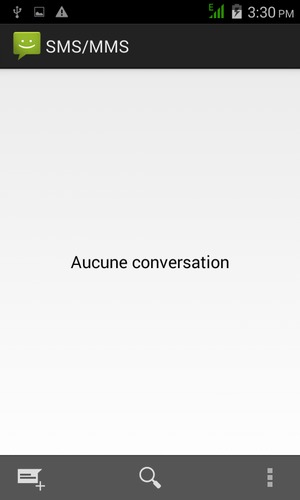 Sélectionnez le bouton du Menu