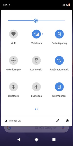 Velg Innstillinger-knappen