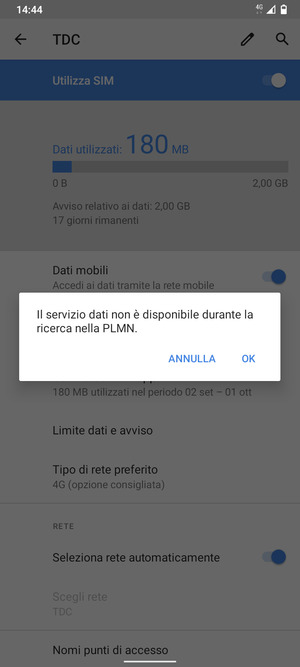 Seleziona OK