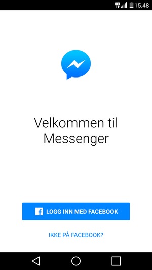 Applikasjonen er klar til bruk