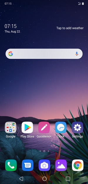 Select the Recent apps button