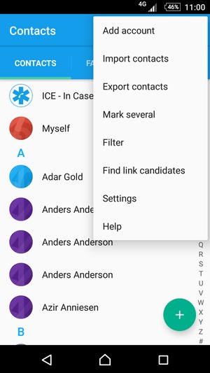 Select Settings