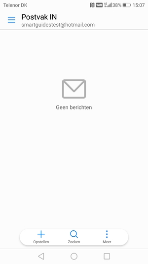 Uw Hotmail is klaar voor gebruik