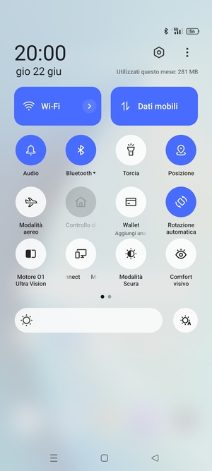 Disattiva Wi-Fi e Bluetooth