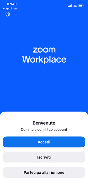 L'app è pronta per l'uso