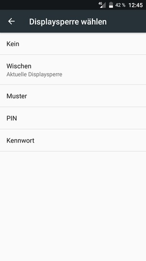 Wählen Sie Muster
