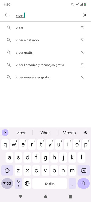 Introduzca el nombre de la aplicación y seleccione Buscar