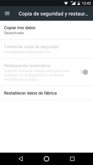 Seleccione Copiar mis datos