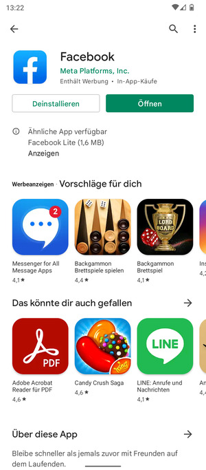 Wählen Sie Öffnen