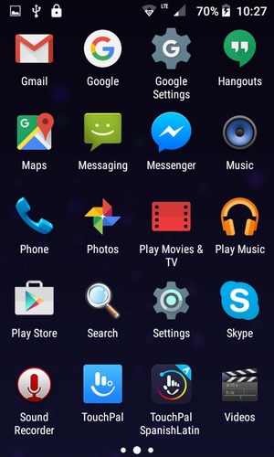 Scroll to and select Settings