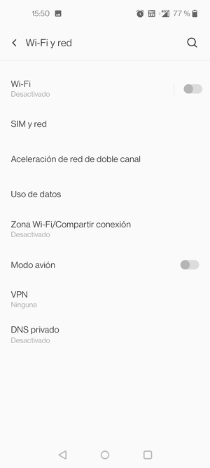 Seleccione Zona Wi-Fi/Compartir conexión