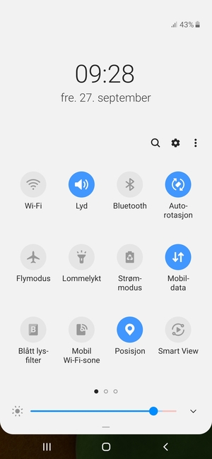 Slå av Posisjon