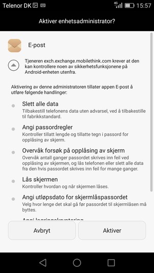 Velg Aktiver