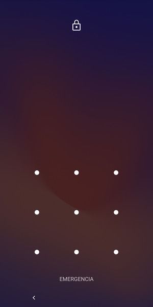 El teléfono ha sido asegurado con un bloqueo de pantalla