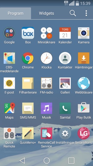 Välj E-post