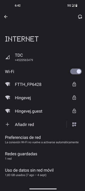 Seleccione la red inalámbrica a la que desea conectarse