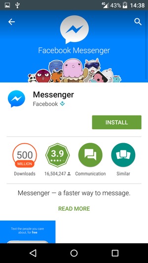 Select INSTALL